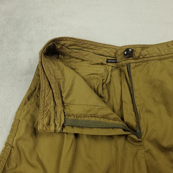 Gaetano Navarra Shorts Womens 40 Pleated Cotton Preppy Designer Italy Made - Picture 4 of 10